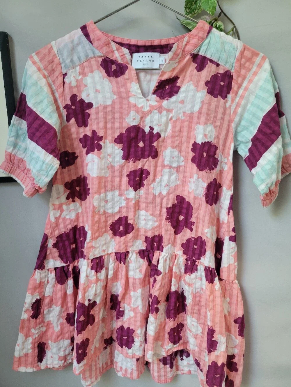 Tanya Taylor Mini Evelyn Floral Swim Beach Cover Up M
